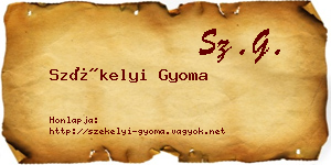 Székelyi Gyoma névjegykártya